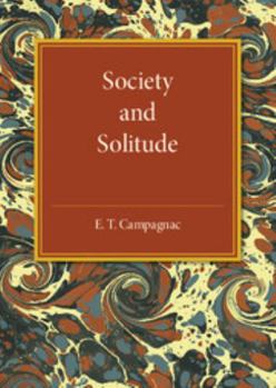 Paperback Society and Solitude Book