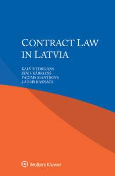 Paperback Contract Law in Latvia Book