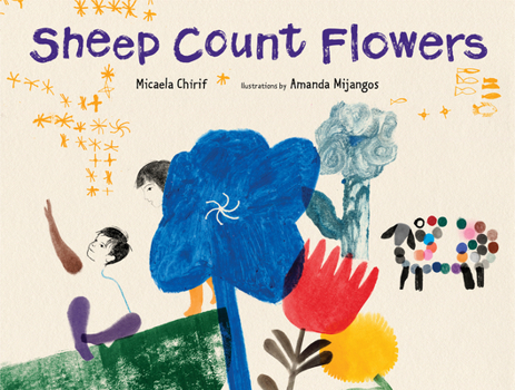 Hardcover Sheep Count Flowers Book