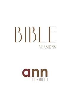 Paperback Bible Versions - Ann Elizabeth Book