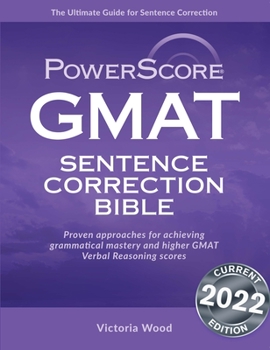 Paperback Powerscore GMAT Sentence Correction Bible Book