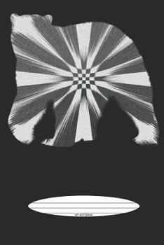 Paperback My Notebook: Black White Abstract Animals Book