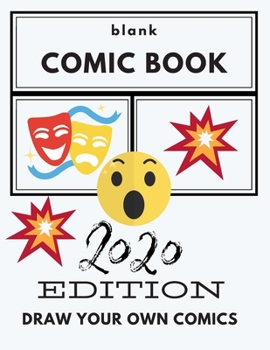 Paperback Blank Comic Book: Variety of Templates, 2-11 panel layouts, draw your own Comics Book