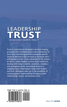 Paperback Leadership Trust: Build It, Keep It Book