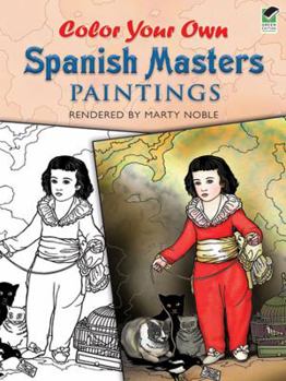 Paperback Color Your Own Spanish Masters Paintings Book