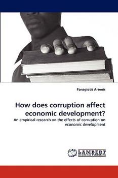Paperback How does corruption affect economic development? Book