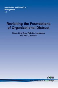 Paperback Revisiting the Foundations of Organizational Distrust Book