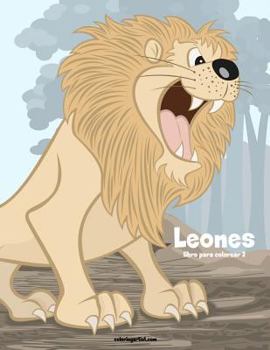 Paperback Leones libro para colorear 2 [Spanish] Book