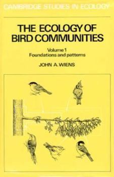 Paperback The Ecology of Bird Communities 2 Volume Paperback Set Book