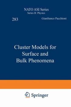 Paperback Cluster Models for Surface and Bulk Phenomena Book