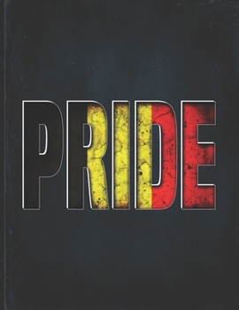 Pride: Belgium Heritage Gift for Belgian Coworker from Brussels  Undated Planner Daily Weekly Monthly Calendar Organizer Journal