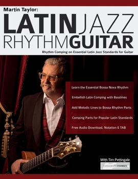 Paperback Martin Taylor: Rhythm Guitar Comping on Essential Latin Jazz Standards for Guitar Book