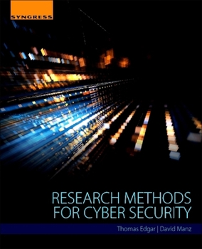 Paperback Research Methods for Cyber Security Book