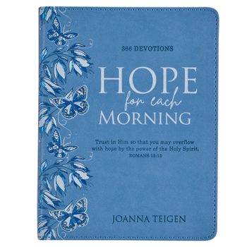 Imitation Leather Devotional Hope for Each Morning Faux Leather Book