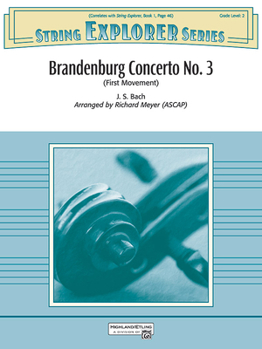 Paperback Brandenburg Concerto No. 3 (First Movement): Conductor Score & Parts Book
