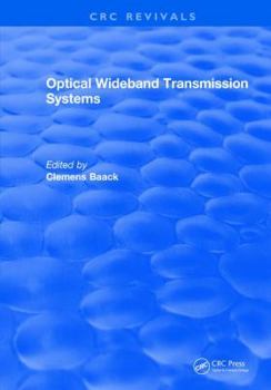 Hardcover Optical Wideband Transmission Systems Book