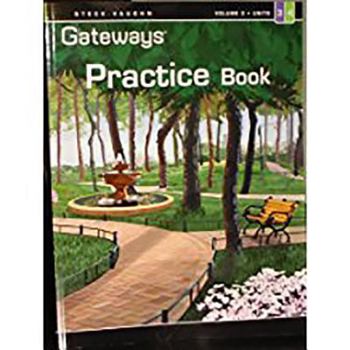 Paperback Steck Vaughn Gateways: Student Practice Book Level 3 Units 3 & 4 Book