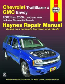 Paperback Haynes Chevrolet Trailblazer, GMC Envoy & Oldsmobile Bravada Automotive Repair Manual Book