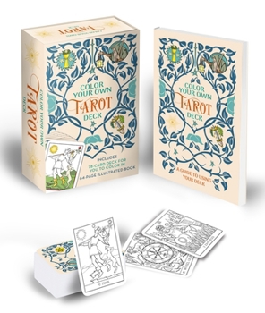 Paperback Color Your Own Tarot Book & Card Deck: Includes 78 Cards to Color in and a 64-Page Book
