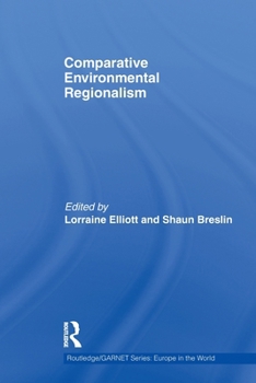 Paperback Comparative Environmental Regionalism Book