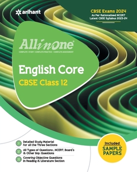 Paperback All In One Class 12th English Core for CBSE Exam 2024 Book