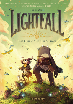 Paperback Lightfall: The Girl & the Galdurian Book