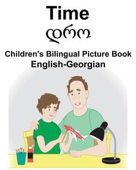 Paperback English-Georgian Time Children's Bilingual Picture Book