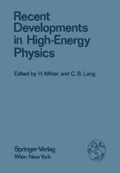 Paperback Recent Developments in High-Energy Physics Book