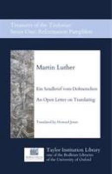 Paperback Ein Sendbrief vom Dolmetschen - An Open Letter on Translating Book