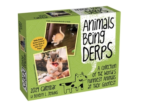 Calendar Animals Being Derps 2024 Day-To-Day Calendar Book