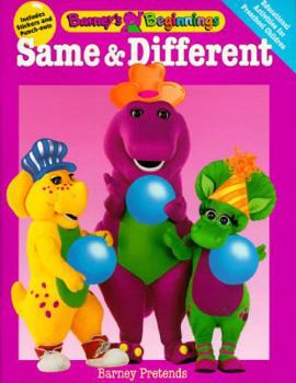 Paperback Barney's Beginnings: Same and Different Workbook Book