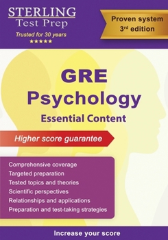 Paperback GRE Psychology: Comprehensive Review for GRE Psychology Subject Test Book