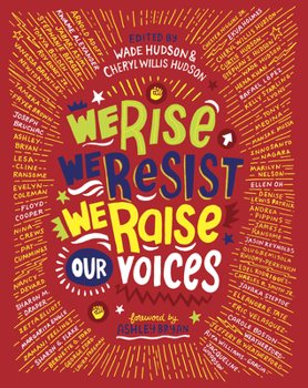 Hardcover We Rise, We Resist, We Raise Our Voices Book
