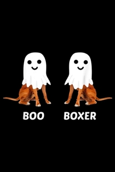 Boo Boxer: Funny Boo Boxer Couples Halloween Matching Couple Gift  Journal/Notebook Blank Lined Ruled 6x9 100 Pages