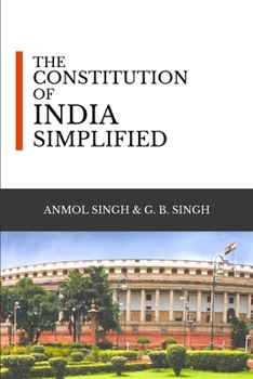 Paperback The Constitution of India Simplified Book