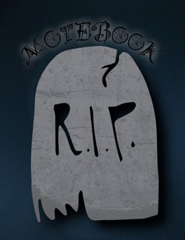 Paperback Notebook: R.I.P.tide - College Ruled, Lined, Large Notebook Book