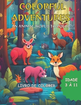 Paperback Colorful Adventures: An Animal World to Color Book