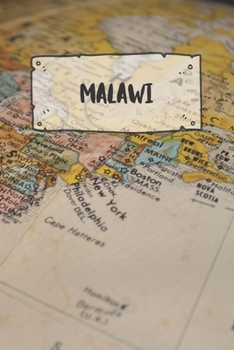 Malawi: Ruled Travel Diary Notebook or Journey  Journal - Lined Trip Pocketbook for Men and Women with Lines