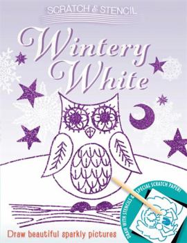 Paperback Scratch & Stencil: Wintery White Book