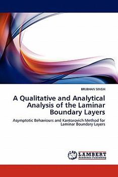 Paperback A Qualitative and Analytical Analysis of the Laminar Boundary Layers Book