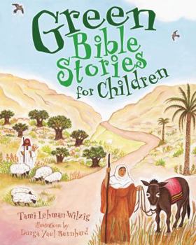 Hardcover Green Bible Stories for Children Book