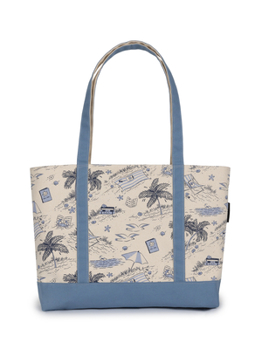 Misc. Vacation Vibes Large Zippered Tote Book
