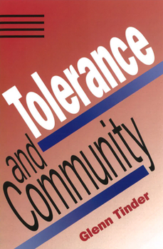 Hardcover Tolerance and Community Book