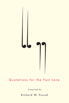 Hardcover Quotations for the Fast Lane Book