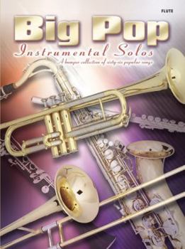 Paperback Big Pop Instrumental Solos for Flute Book