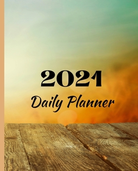 Paperback Daily Planner: 365 Days One Page Per Day 5am-8pm/Personal Organizer, To-Do List Agenda Book