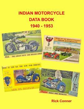 Paperback Indian Motorcycle Data Book 1940 - 1953 Book