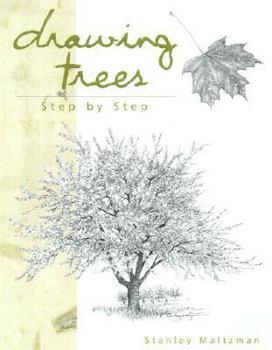 Paperback Drawing Trees Step by Step Book
