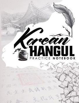 Paperback Korean Hangul Practice Notebook Book