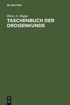 Hardcover Taschenbuch der Drogenkunde [German] Book